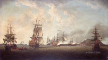  Navales Arte - Ataque a Goree 29 de diciembre de 1758 Batallas navales